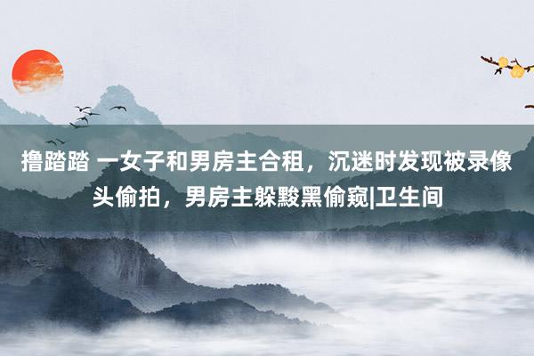 撸踏踏 一女子和男房主合租，沉迷时发现被录像头偷拍，男房主躲黢黑偷窥|卫生间
